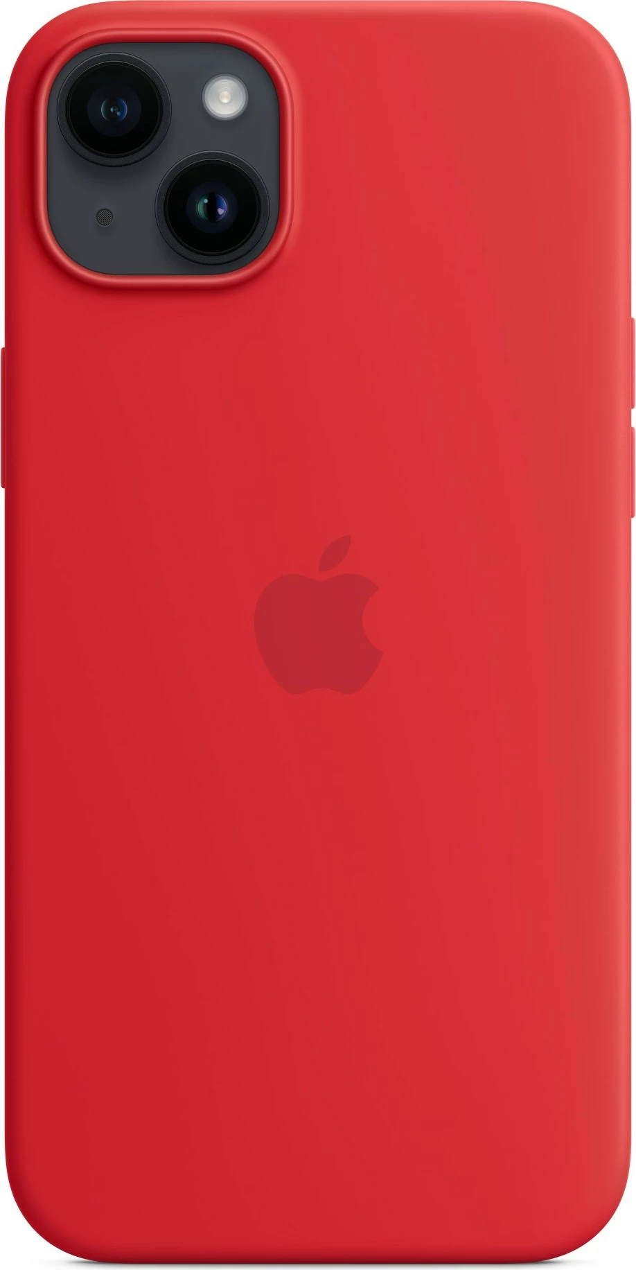 Mbështjellës Apple iPhone 14 Plus Silicone Case MagSafe i kuq
