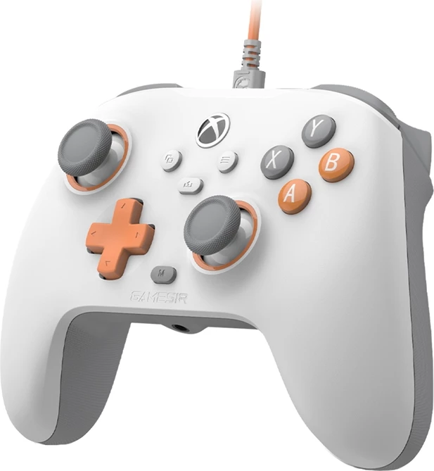 Kontrollues lojërash GameSir T7 me kabllo, për Xbox/PC, i bardhë