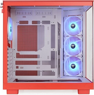 Kasë Thermaltake View 380 XL TG ARGB, Midi Tower, ATX, Flaming Orange