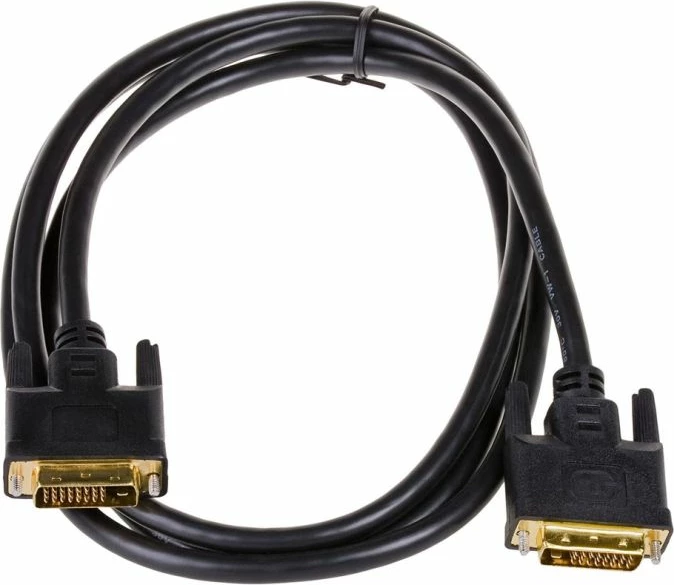 Kabllo DVI-D Akyga AK-AV-06, 1.8m, e zezë