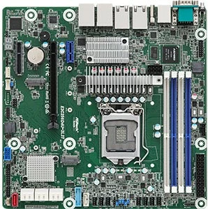 Pllakë amë ASRock E3C256D4U-2L2T, micro ATX, Socket 1200, 4x LAN, DDR4