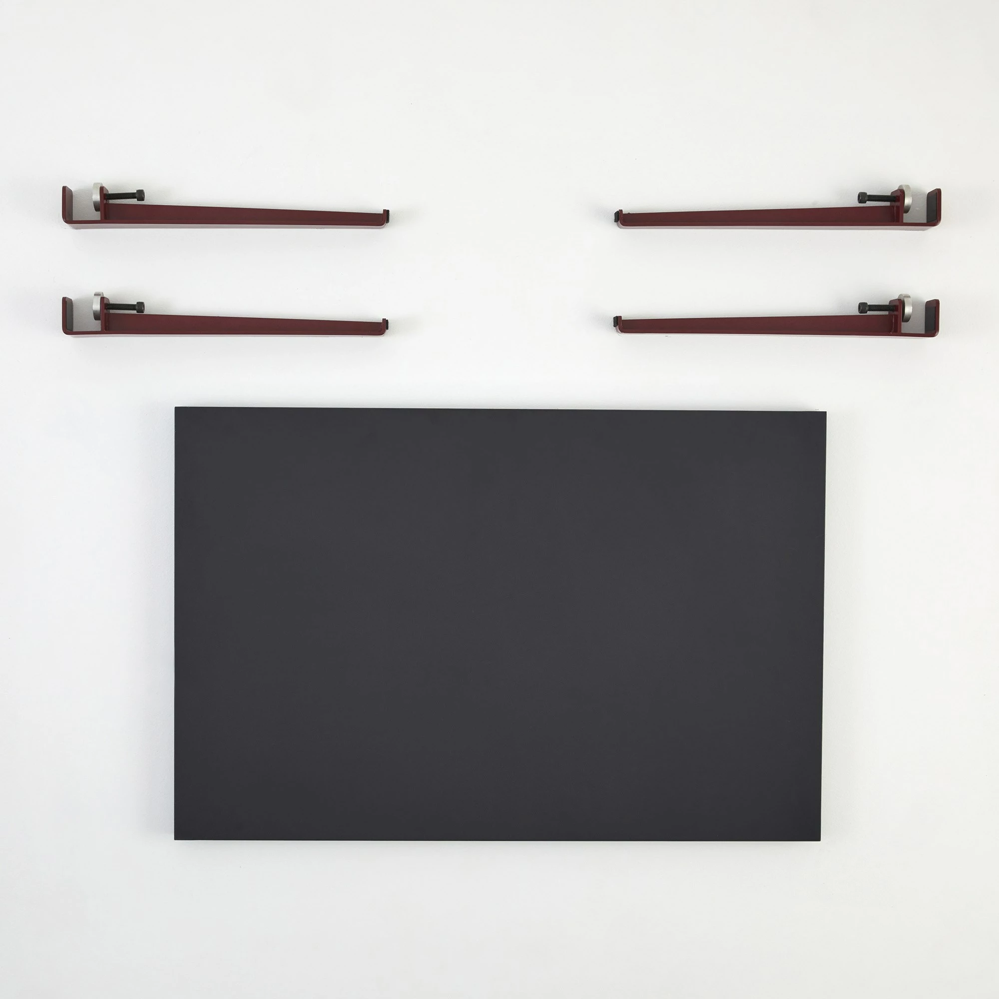 Tavolinë kafeje Skye Decor, Neda, anthracite-burgundy