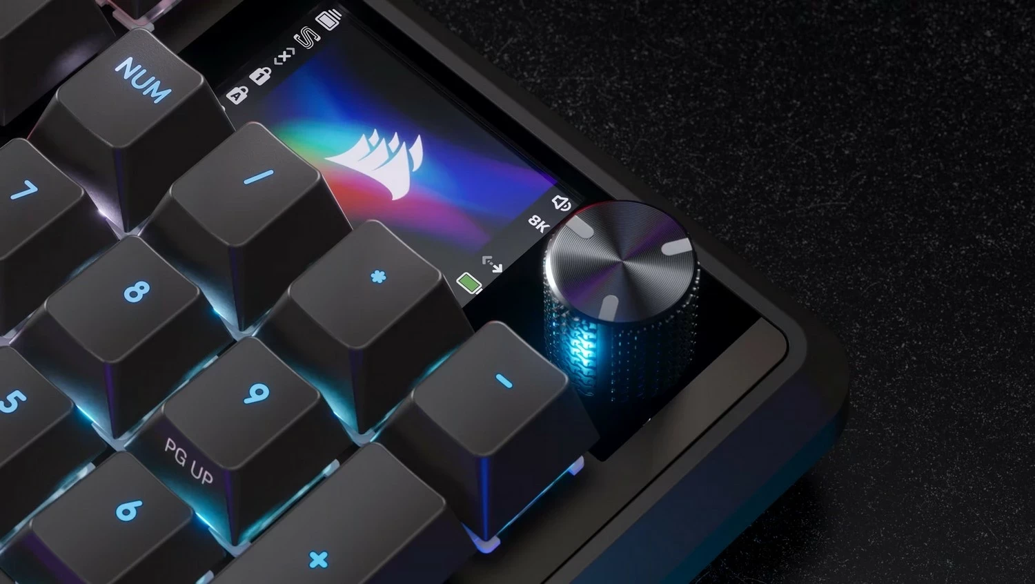 Tastierë gaming Corsair VANGUARD 96, mekanike, wireless/USB-C, RGB, 96%, e zezë