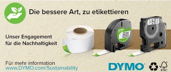 Shirit etikete DYMO D1 Standard, 12mm, i zi mbi të bardhë, 7m