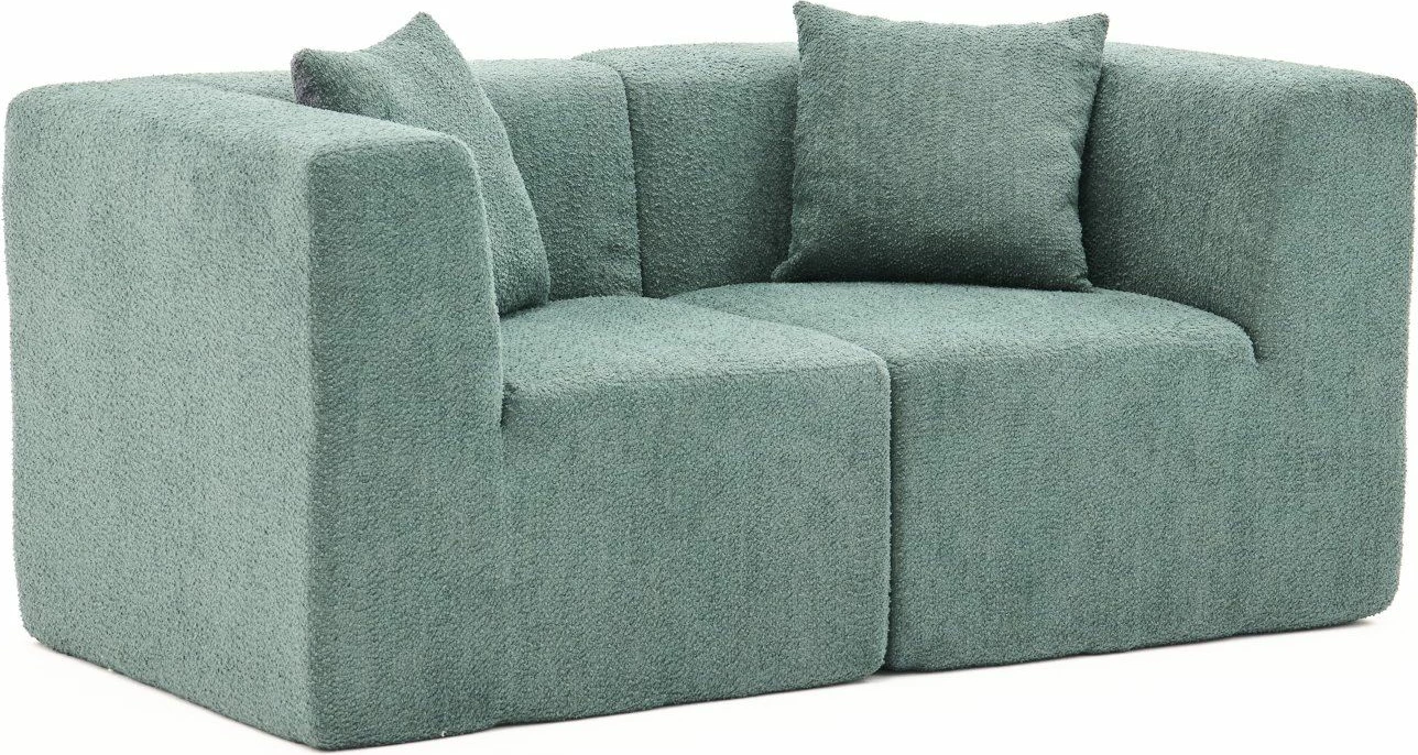 Divan dy vendësh, ngjyrë e gjelbër, Atelier del Sofa, Raks