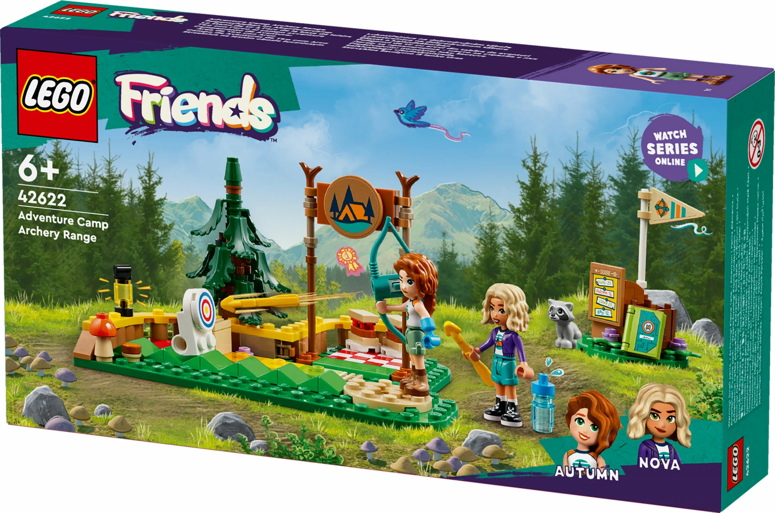 Set ndërtimi LEGO Friends 42622, kamp aventuresk, multikolor