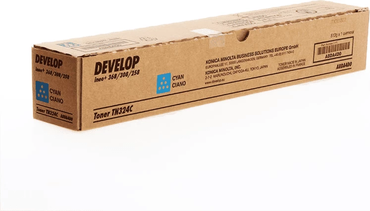 Toner Develop TN-324C A8DA4D0 rendiment 26,000 faqe standard, cyan