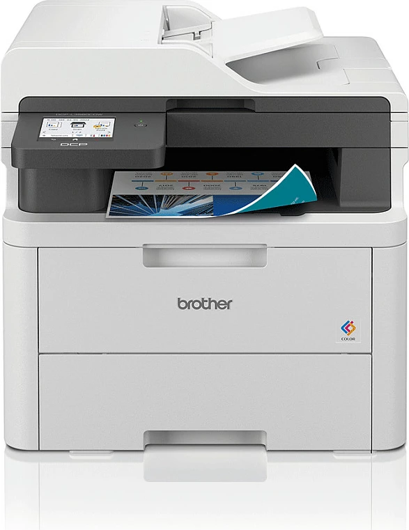 Printer Brother DCP-L3560CDW, LED, Printim ngjyra, 600 x 2400 DPI, A4, Printim direkt, Bardhë, Zi