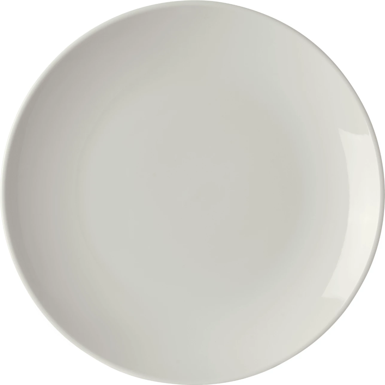 Pjatë e sheshtë Fine Dine Pure Crema Ø270mm, krem, set 4 copë