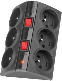 Kabllo vazhduese Hsk Data, 6AC, 3m, e zezë 