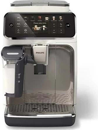 Aparat kafeje Philips 4400 series EP4443/70, bardhë-argjendtë