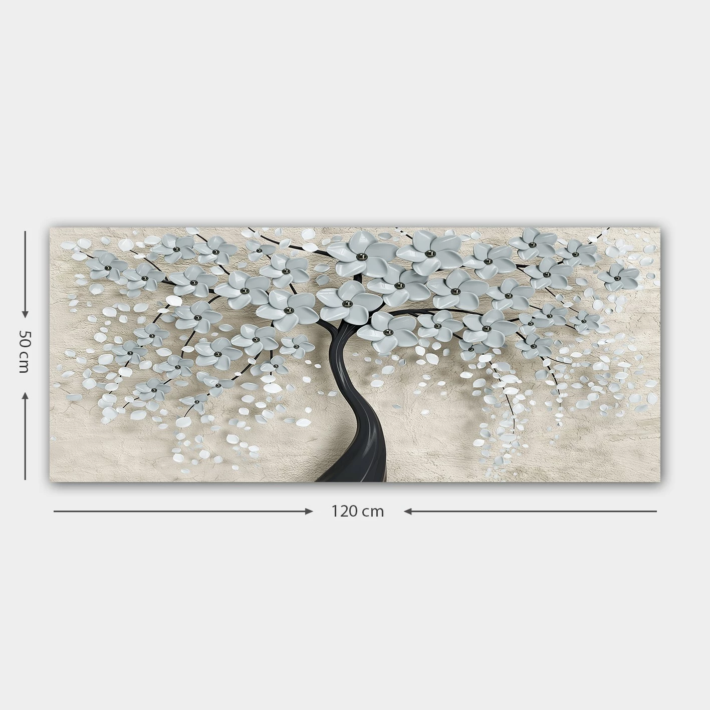 Pikturë dekorative në kanavacë, shumëngjyrëshe, Wallity YTY1392043274_50120, 50x120cm