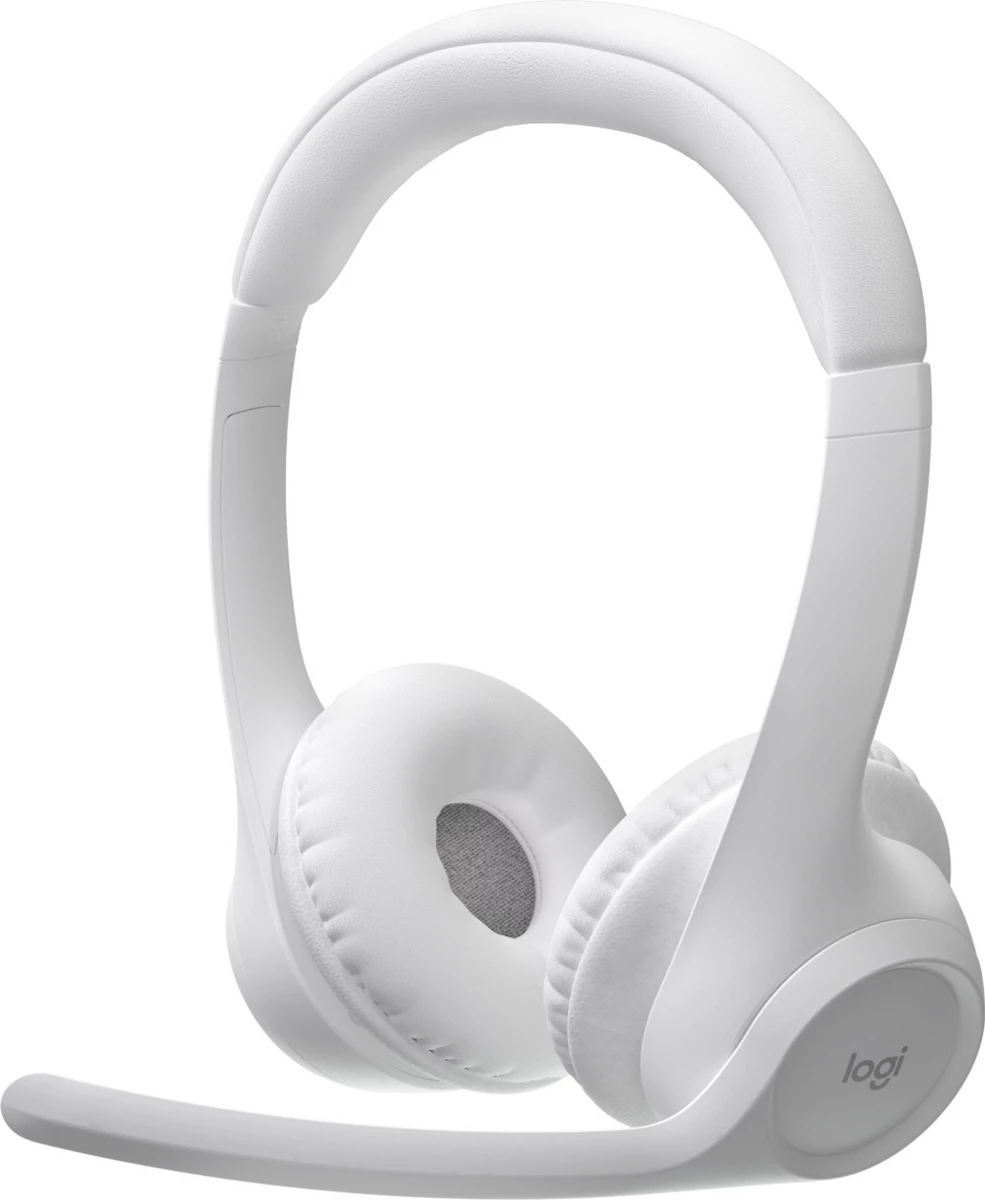 Kufje me mikrofon, Logitech Zone 300 981-001417, on-ear, e bardhë