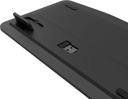 Tastierë Natec Turbot 2, wireless, touchpad, slim, 75%, e zezë