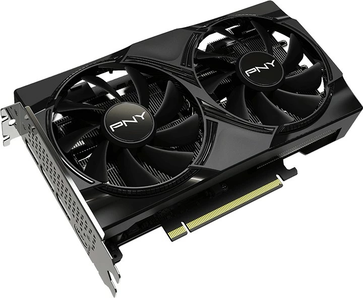 Kartelë grafike PNY RTX 5060 OC, 8GB GDDR7, dy ventilatorë, e zezë