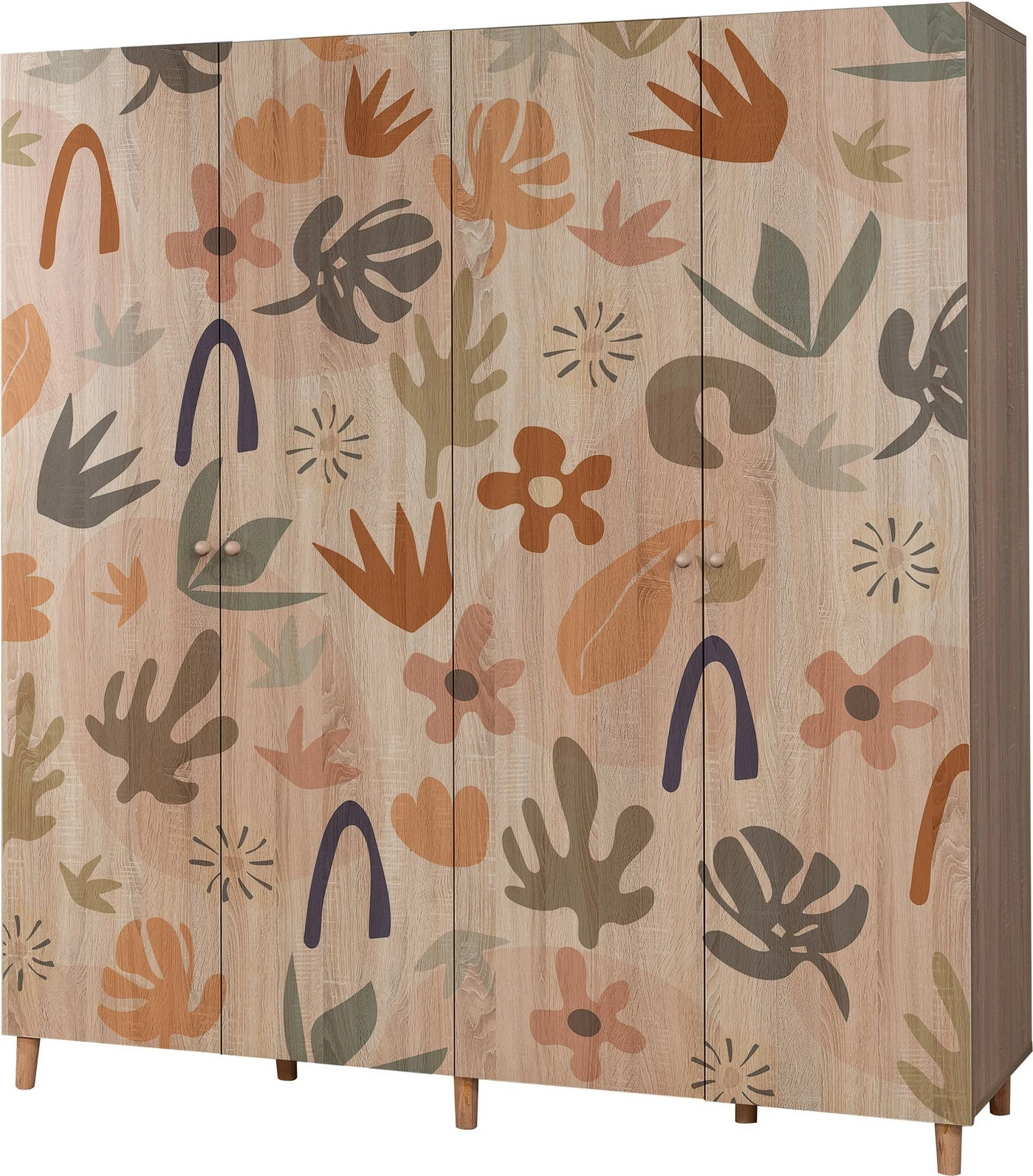 Dollap Sonomo me dekor, Skye Decor, Loni 4 -906