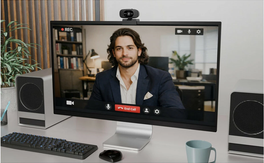 Webcam I-Tec SOLOMON 200, 1080p Full HD, 30fps, e zezë