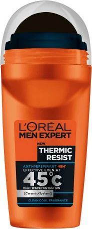 Antiperspirant roll-on për meshkuj L'Oreal Paris Men Expert Thermic Resist 50ml
