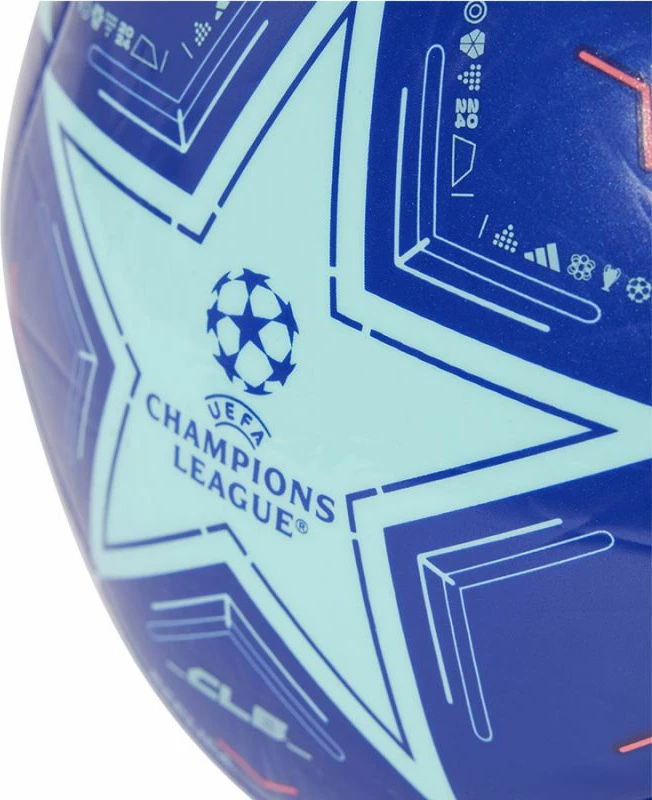 Top futbolli adidas, i kaltër [Madhësia: 5]