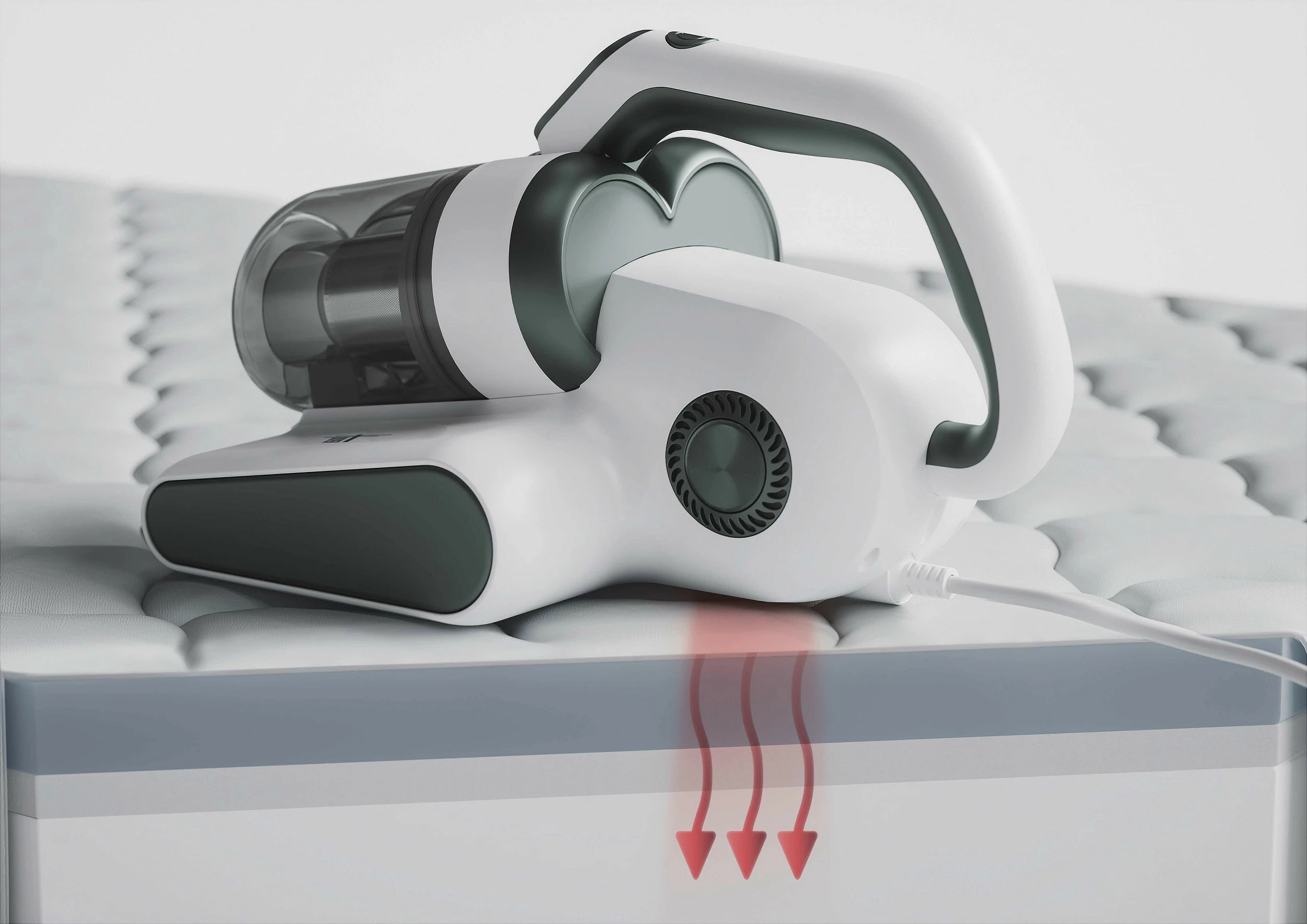 Fshesë për tapiceri Hoover HMC510UV 011, pa qese, 0.6 L, kabllo 5 m, Sage/White