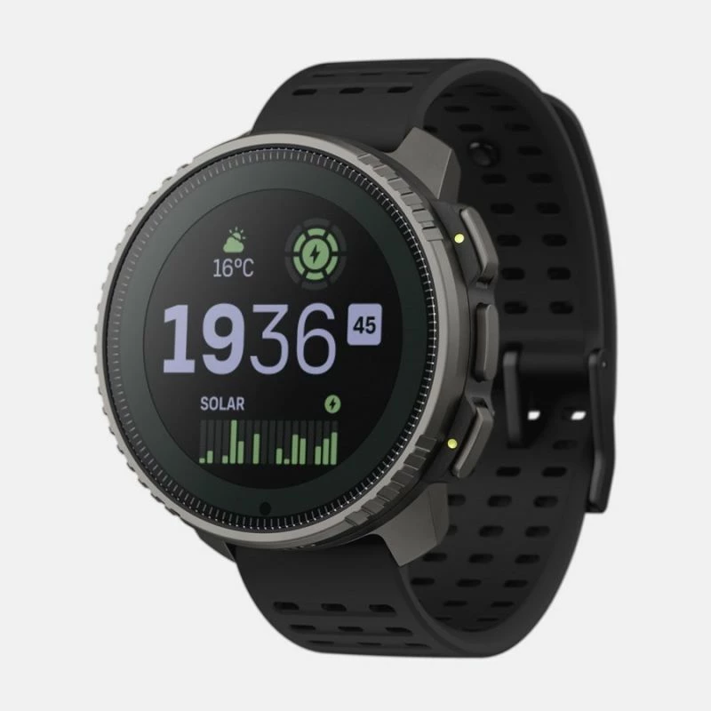 Orë sportive Suunto Vertical Titanium Solar, e zezë