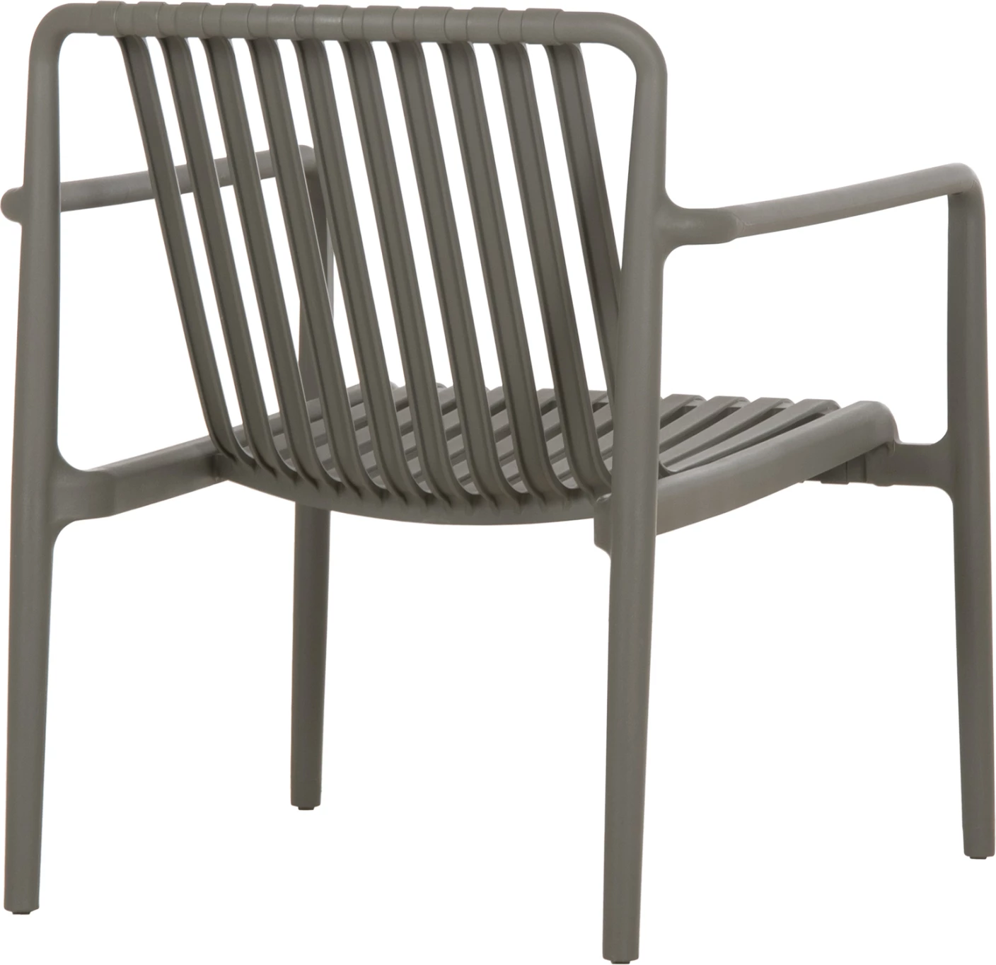 Karrige lounge për jashtë, ngjyrë ulliri, MALEN FH6626.05, polipropilen, 67x75x75cm