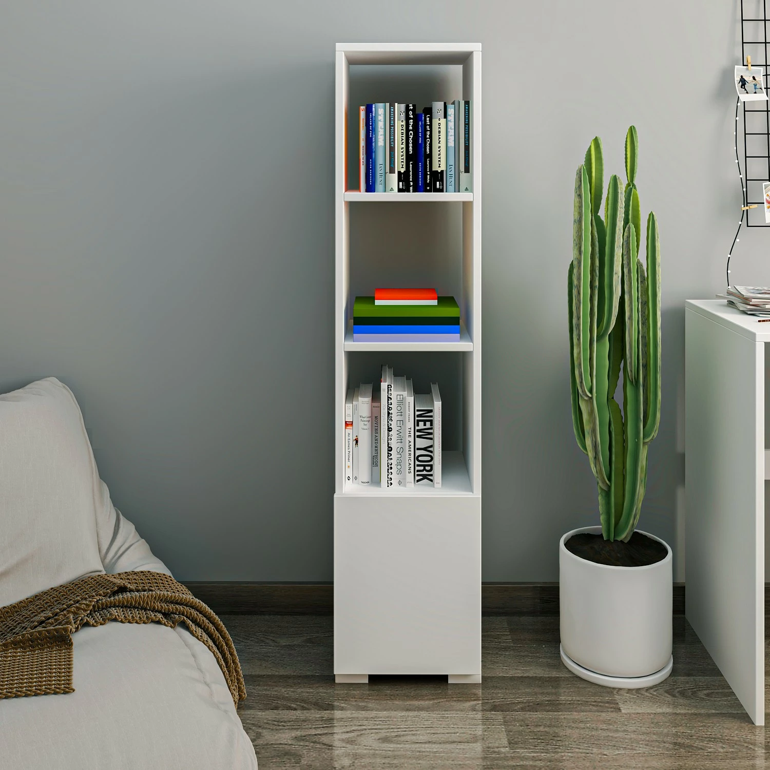 Raft librash Hanah Home, Kuzey, i bardhë