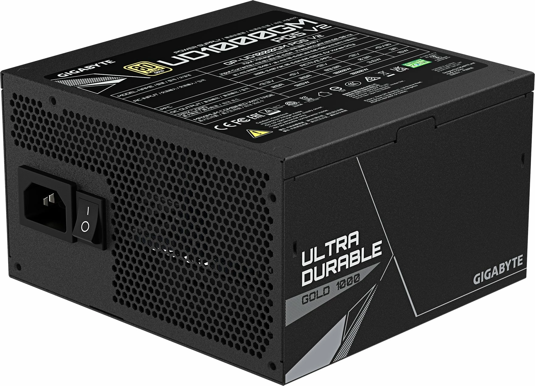 Furnizues energjie Gigabyte UD1000GM PG5 V2 1000W 80 Plus Gold, fully modular, ATX 3.1