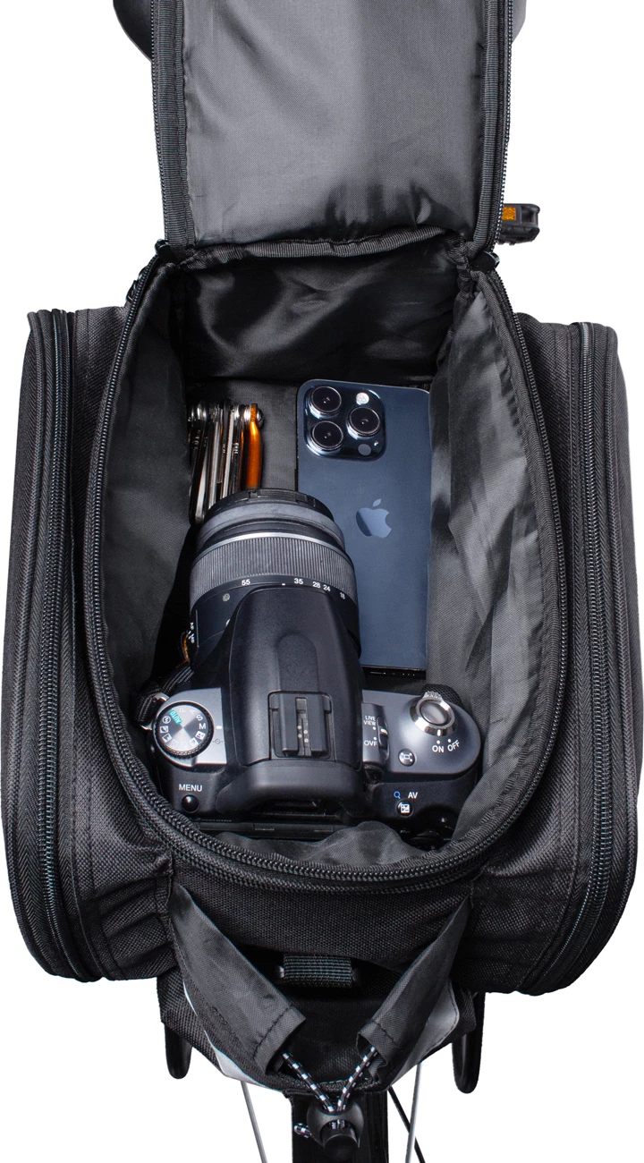 Çantë biçiklete Wozinsky WBB36BK, 27L, e zezë