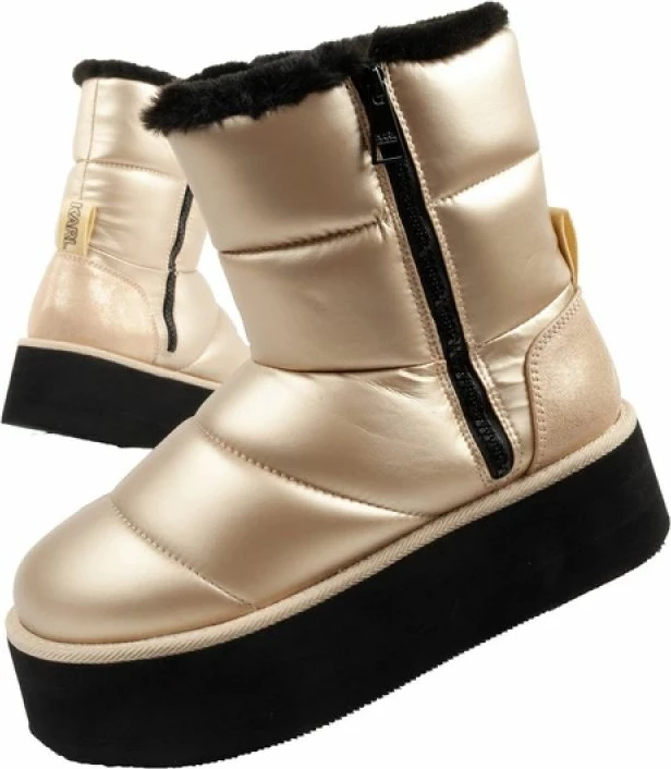 Çizme bore për femra Karl Lagerfeld, të arta