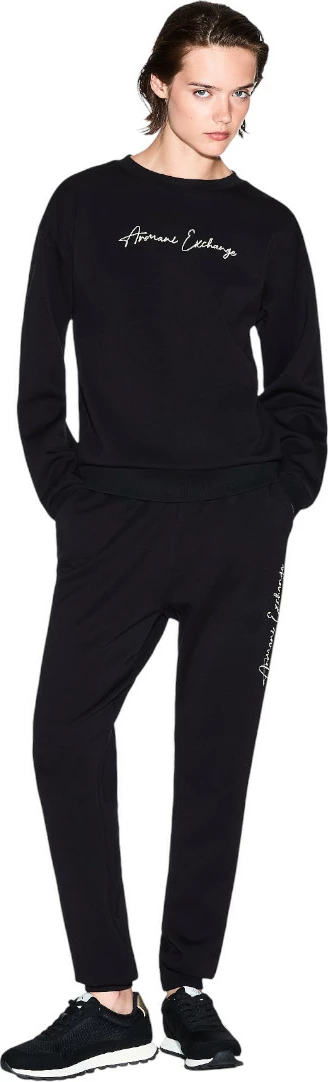 Pantallona sportive për femra Armani Exchange XW000837 AF13397, të zeza-ari [Madhësia: XS]