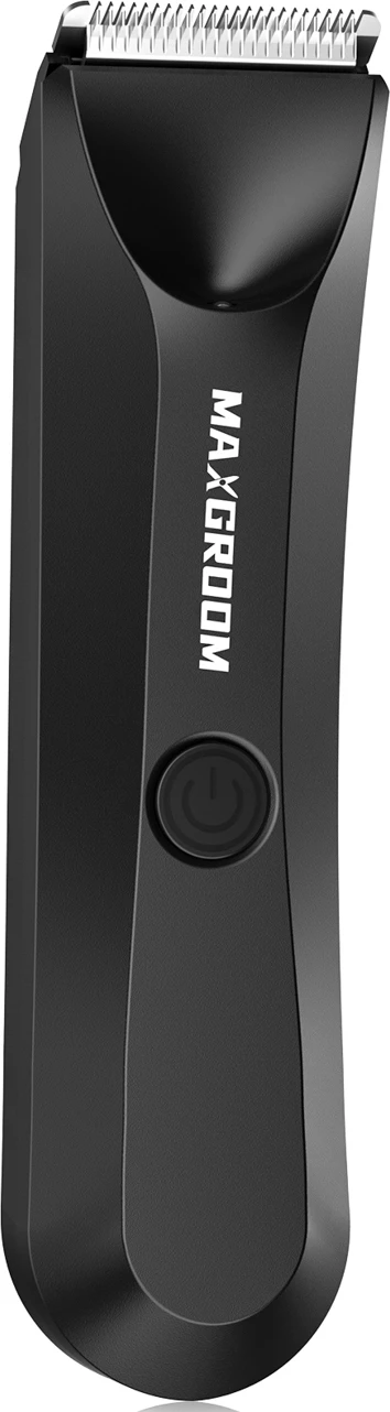Makinë rroje MAXGROOM RFCD-9087, LED, IPX7, USB-C, 600mAh, set me krehra 3mm/5mm + çantë, e zezë