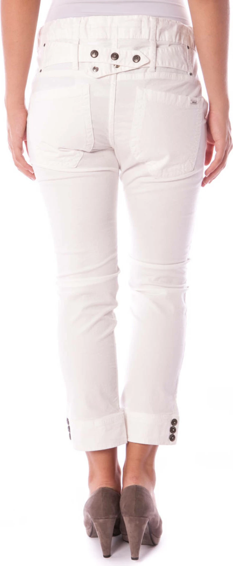 Pantallona COLCCI Fisherman femra, të bardha