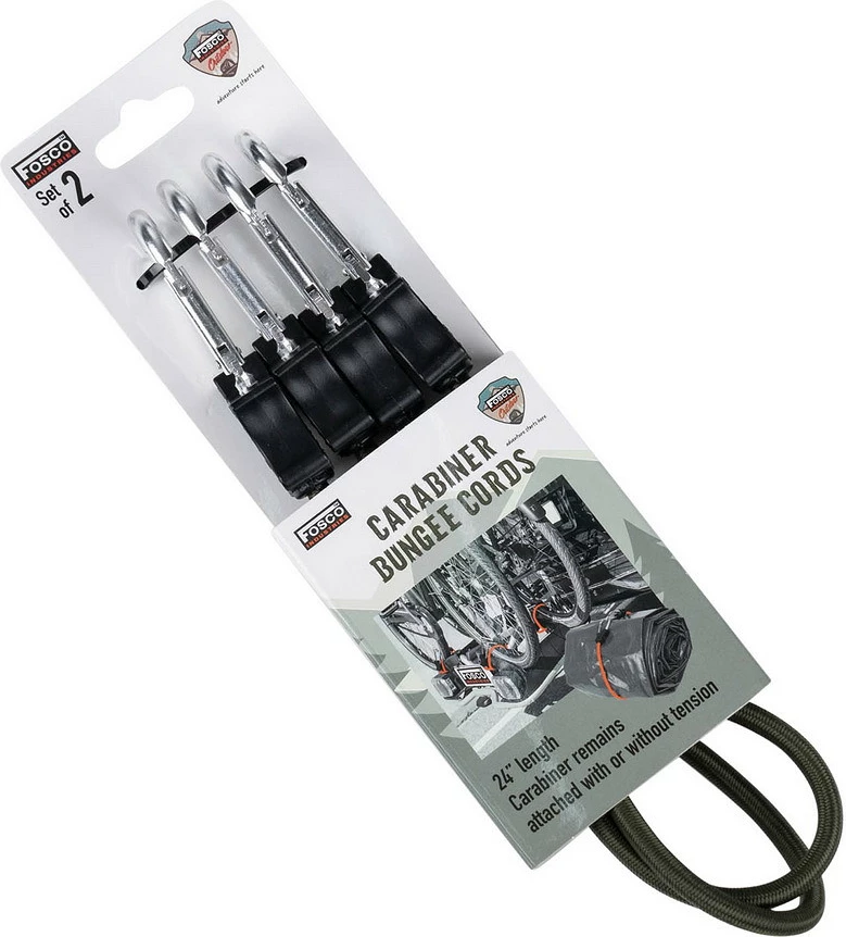 Mbijetesë Dhe Kampim Fosco Industries Carabiner bungee cords 24 inch