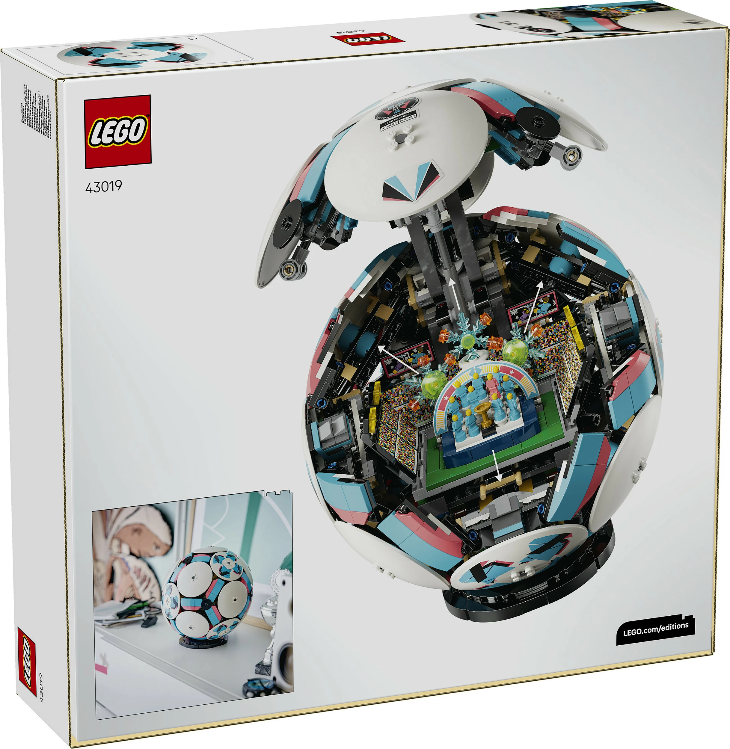 Set ndërtimi LEGO Football 43019, 1498 pjesë, multikolor
