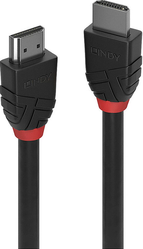 Kabllo HDMI Lindy Black Line 8K 5m, HDMI 2.1, 48Gbps, e zezë
