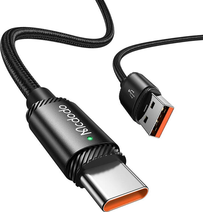 Kabllo Mcdodo CA-4730 USB-A në USB-C, 1.5m, 120W, e zezë