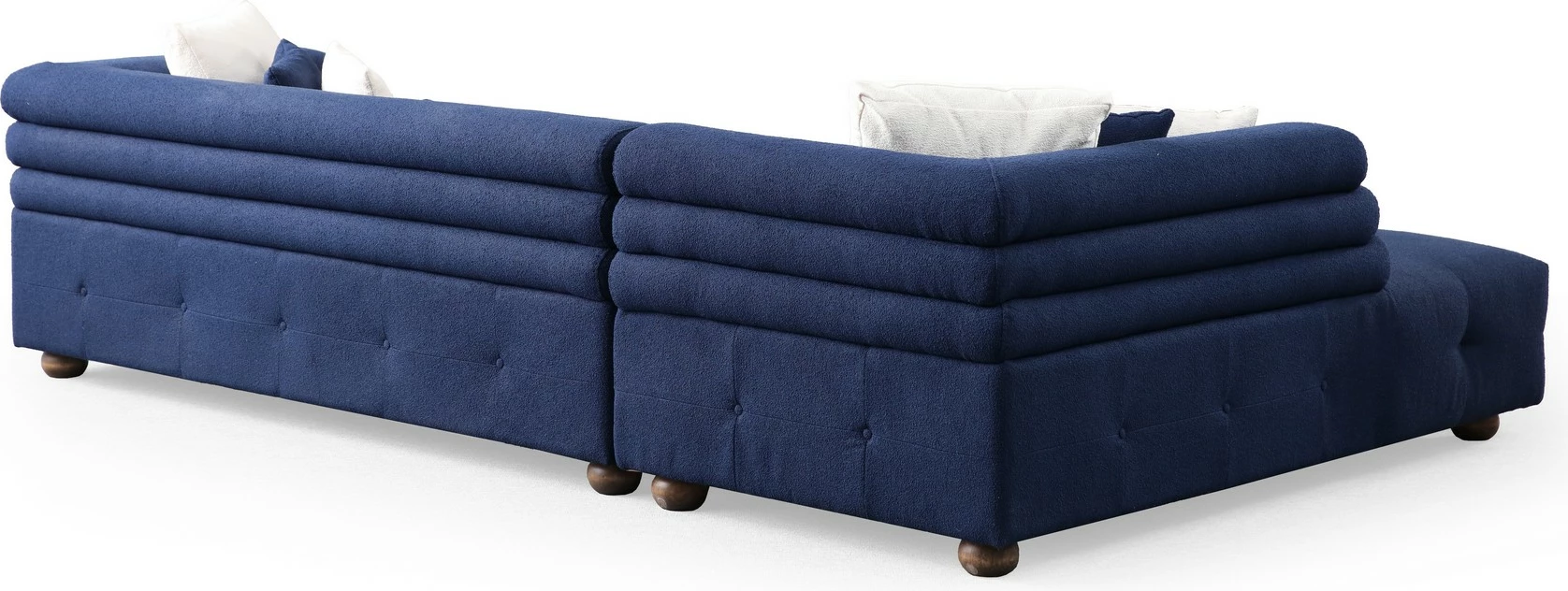 Këndare Boston, ngjyrë blu nate, Atelier del Sofa, majtas
