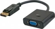 Përshtatës Savio VGA -DisplayPort, 0.2m, i zi 