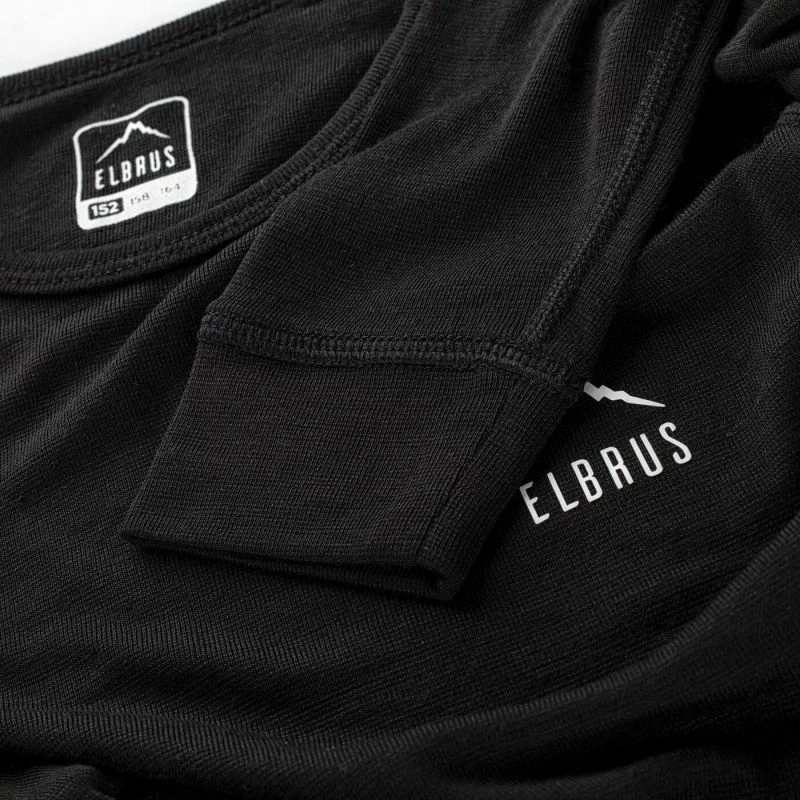 Termike për fëmijë Elbrus Melor Merino Set Tb Jr, e zezë [Madhësia: 158]