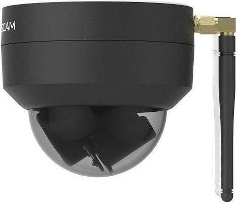 Kamerë sigurie IP Foscam D4Z, dome, PTZ, 4X zoom, 2.4/5GHz Wi-Fi, e zezë