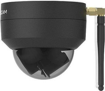 Kamerë sigurie IP Foscam D4Z, dome, PTZ, 4X zoom, 2.4/5GHz Wi-Fi, e zezë