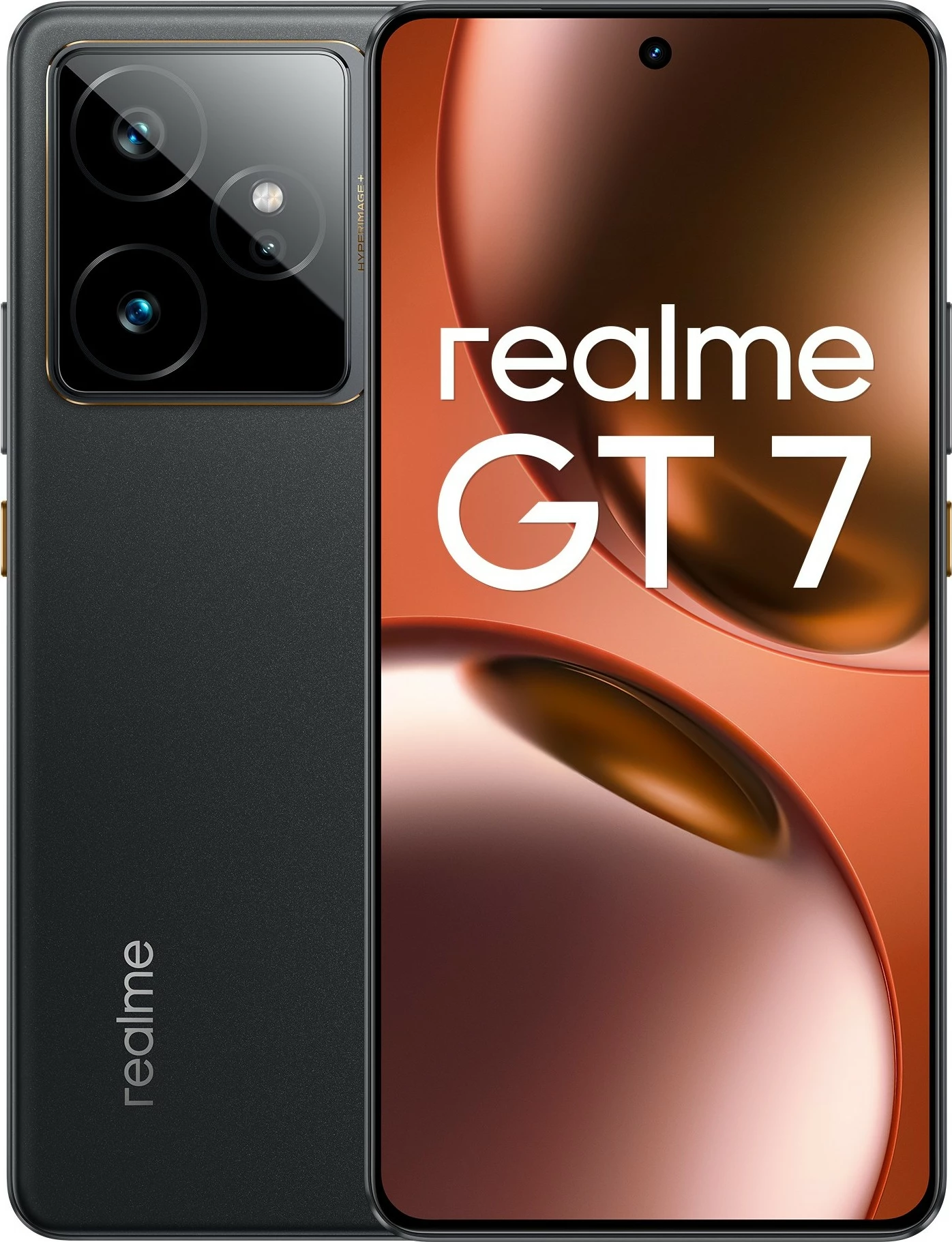 Celular Realme GT 7 5G, 12GB RAM, 512GB, e zezë