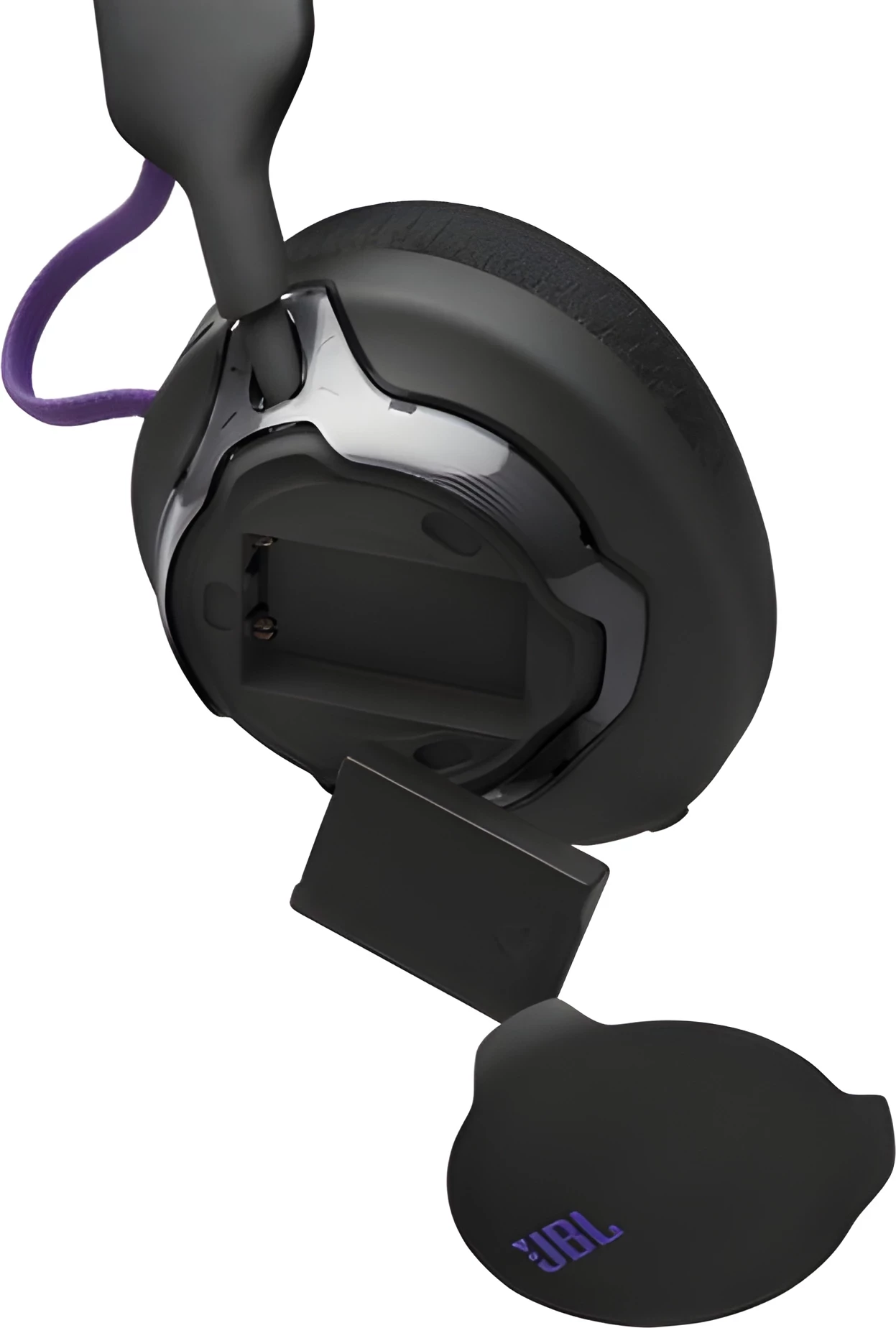 Kufje gaming JBL Quantum 650, wireless, me mikrofon, zi/vjollcë, set