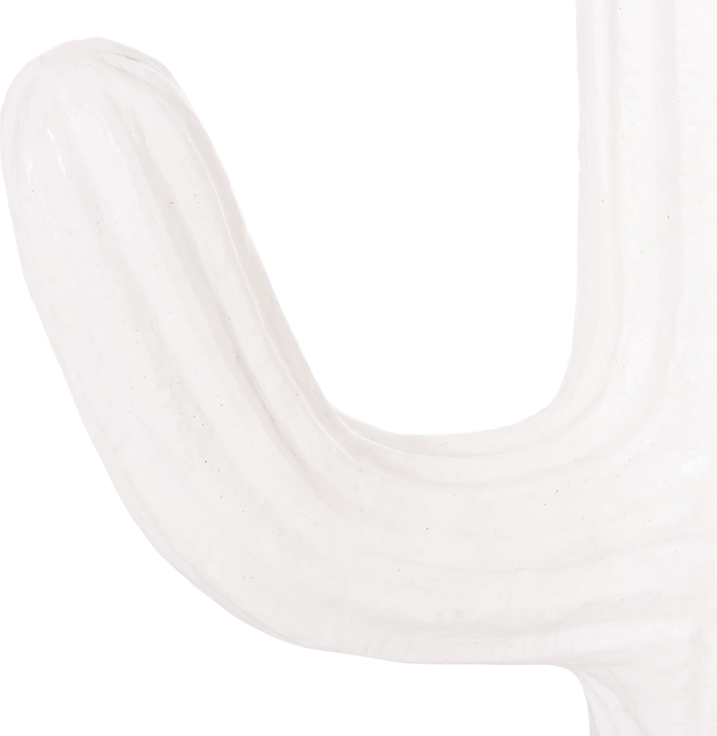 Kaktus dekorativ në dysheme, MDF, ngjyrë e bardhë, FH4386.02M, 54x34x103 cm