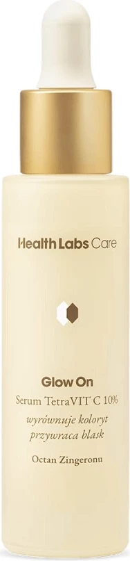 Serum për fytyrë HealthLabs Glow On TetraVit C 10% për femra 30ml