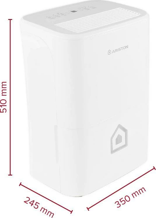 Dehumidifikues ajri Ariston Deos 16S NET 16L/24h, 3L, WiFi, 300W, i bardhë