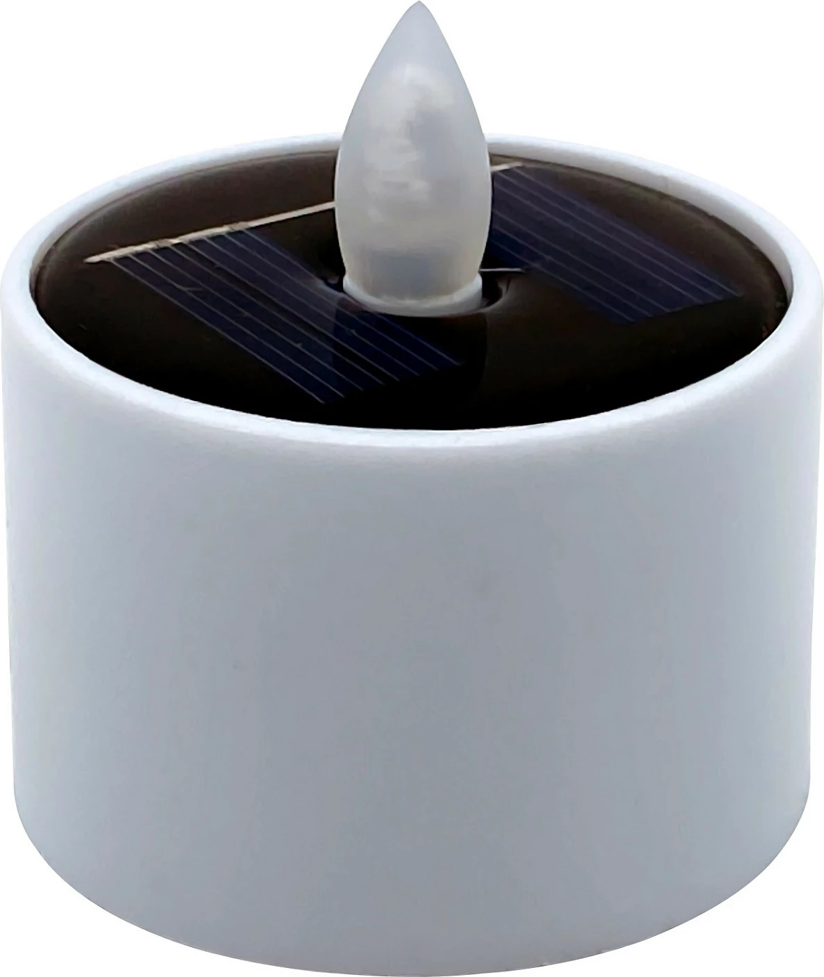 Drita LED solare RealPower 463600, set 4 copë, dritë e verdhë, e bardhë