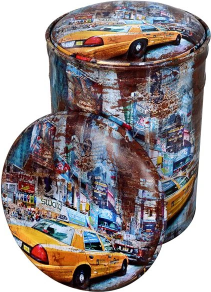 Set karrige për bar 2 pjesë me hapësirë ruajtëse & PU FH267 Verdhë