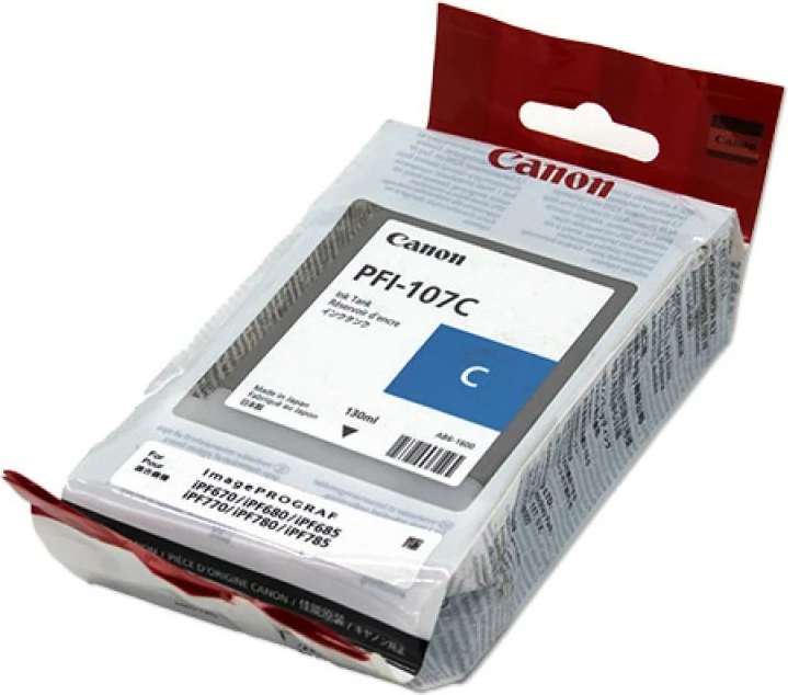 Kartush boje, Canon, PFI-107 PFI107 (6706B001), 130 ml, cian